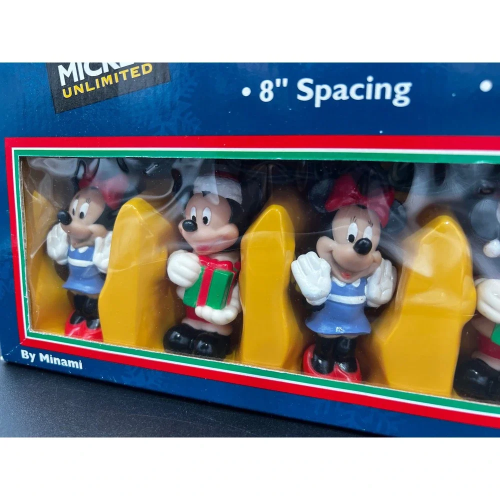 Disney Mickey Unlimited 10 Light Mickey & Minnie Tree Trimmer Set Minami Vintage